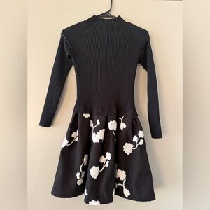 Unbranded sweater dress. Black and white. Sz S